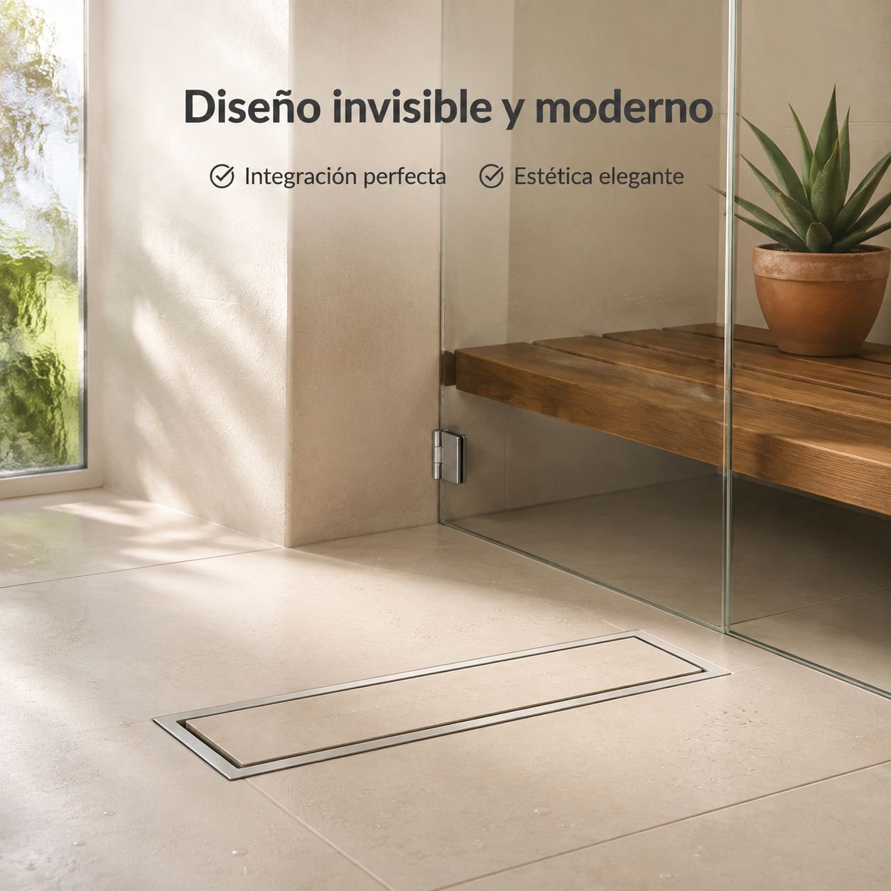 Rejilla de desagüe invisible de acero inoxidable 304 para cocina y baño, 10x40cm
