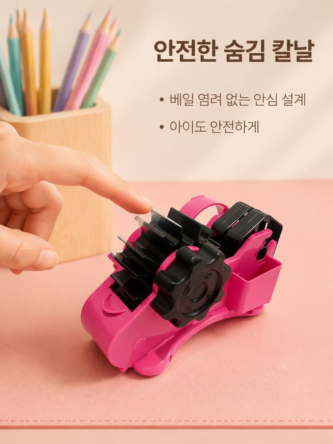 반자동 테이프 커터기