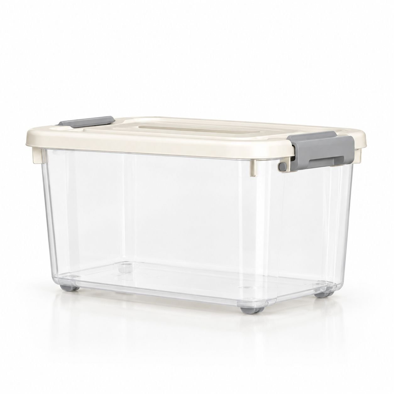 Multi-functional Wheeled Storage Box with Lid