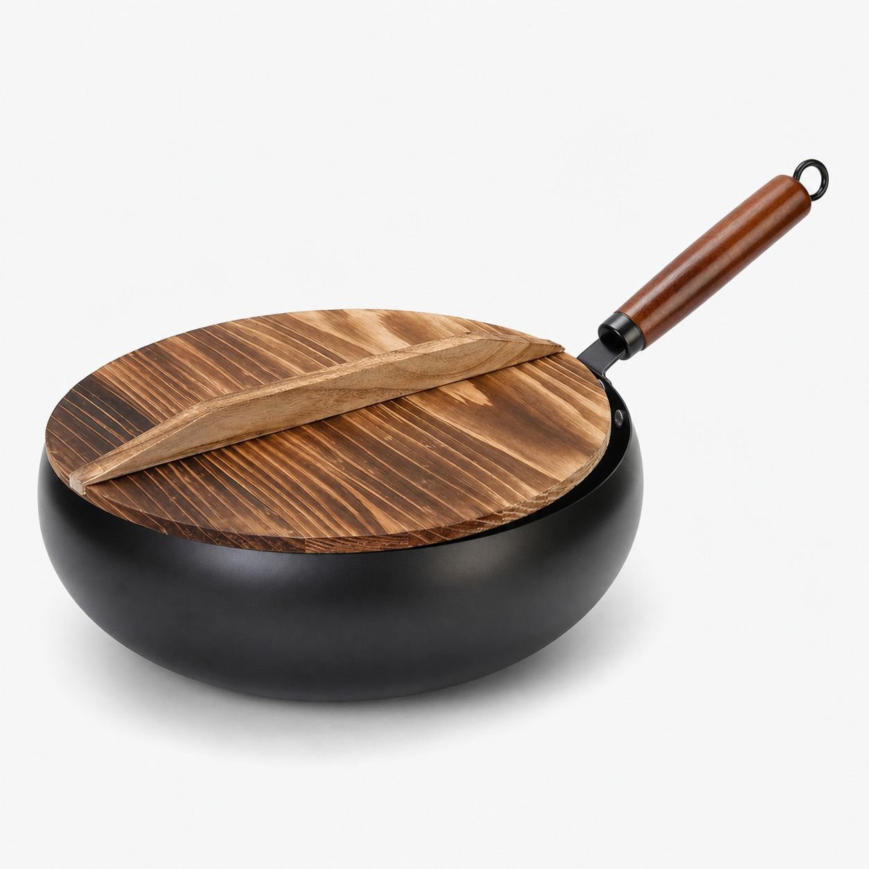 Gas Stove Compatible Deep Nonstick Frying Pan, Easy to Clean