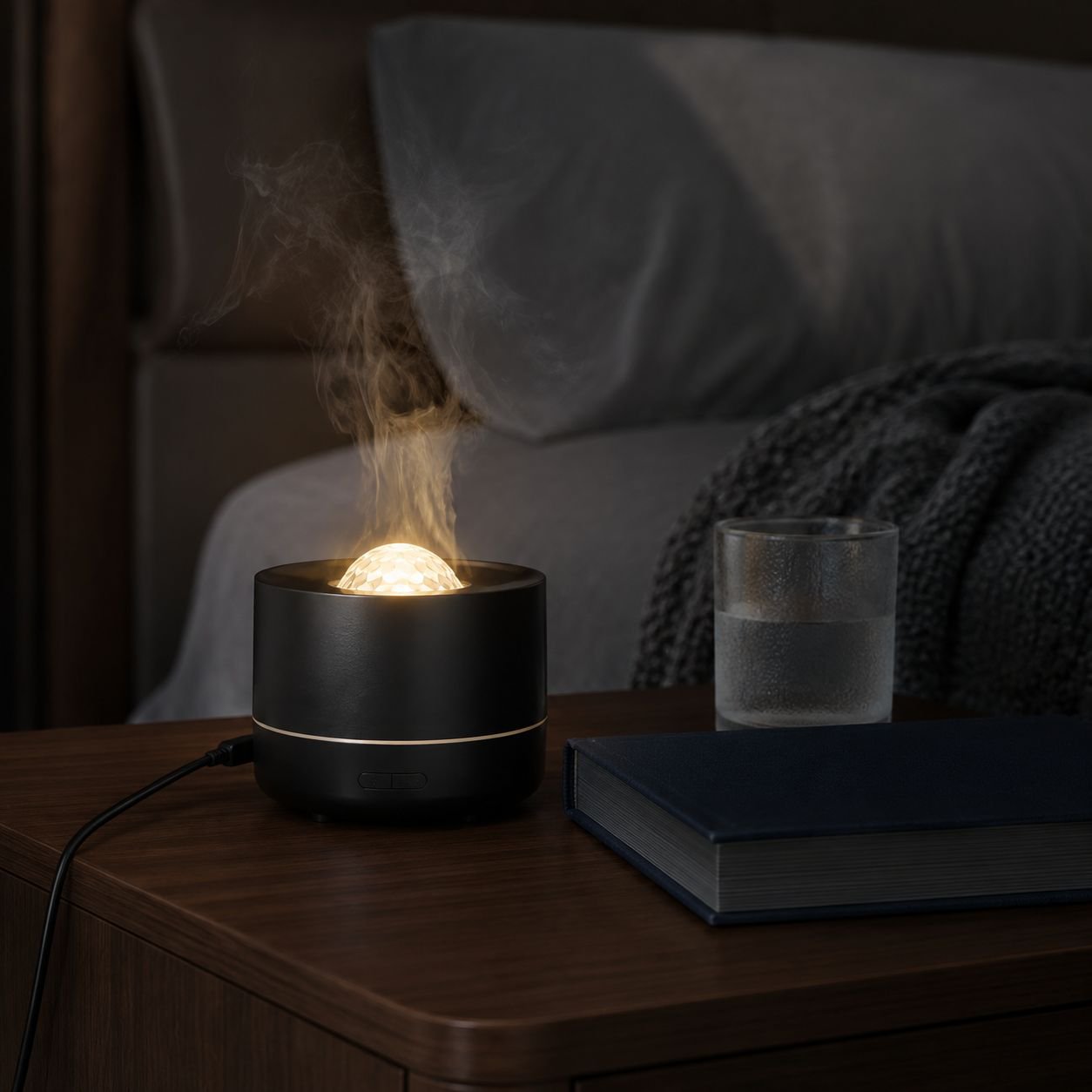 Sleek and stylish desktop humidifier design