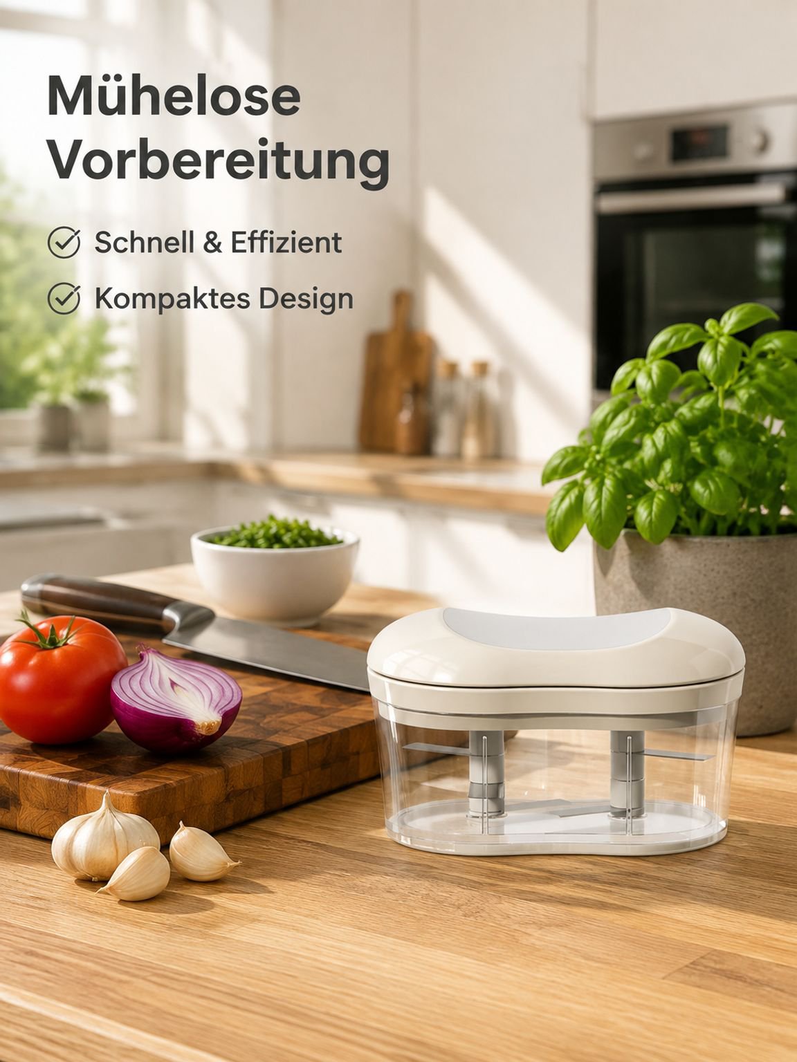 Multifunktionaler Knoblauchmixer