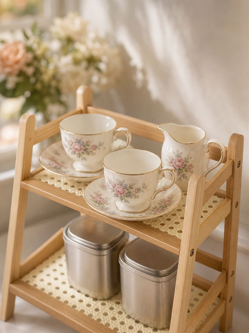 Multi-layer storage shelf ideal for home and kitchen