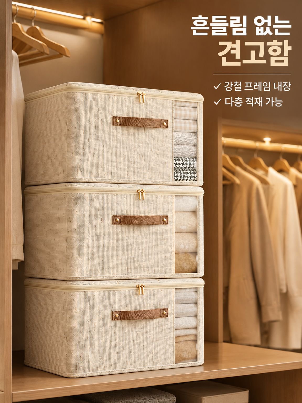 더블 윈도우 수납박스