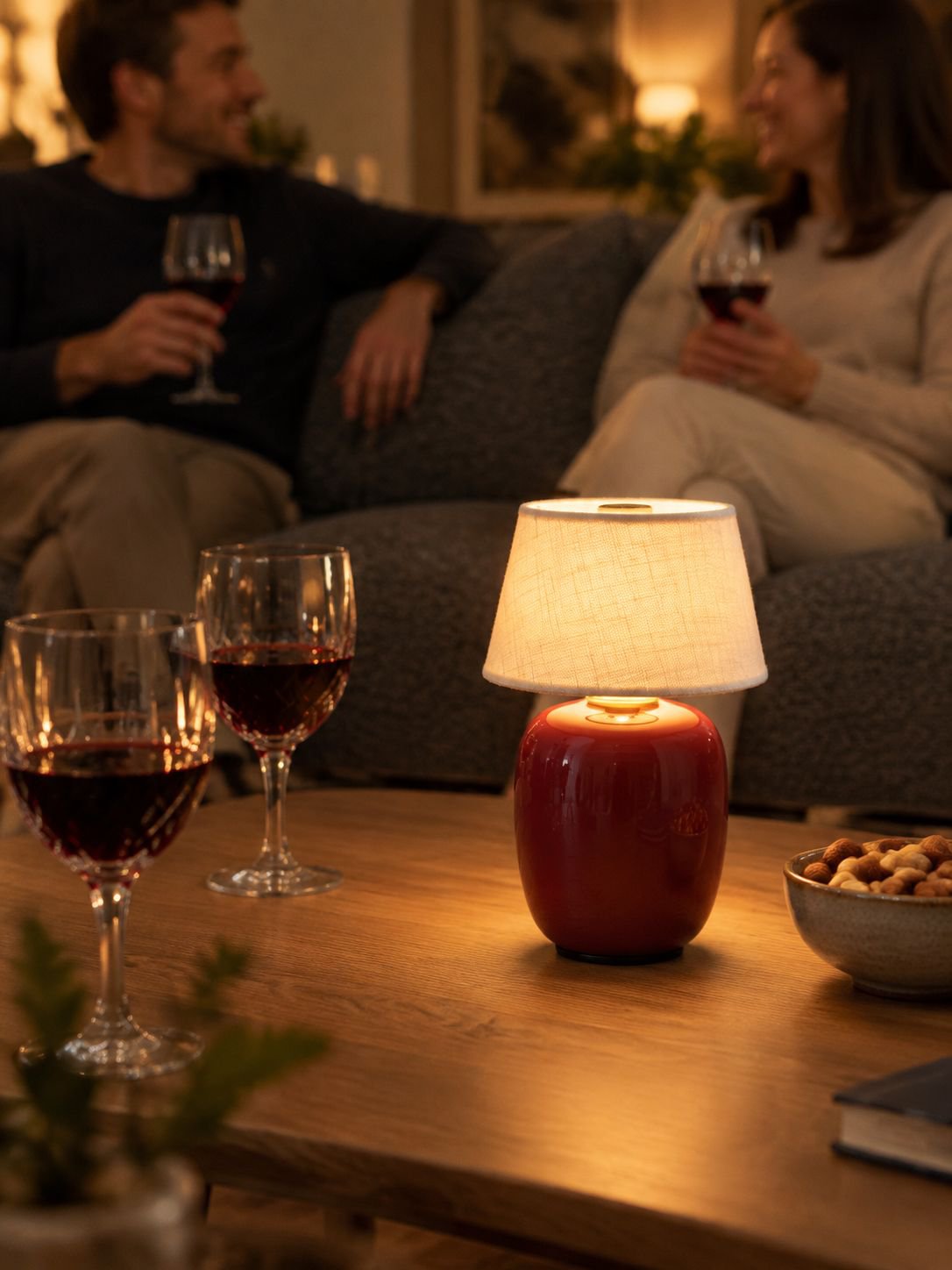 Dekorative wiederaufladbare Tischlampe im Vintage-Stil