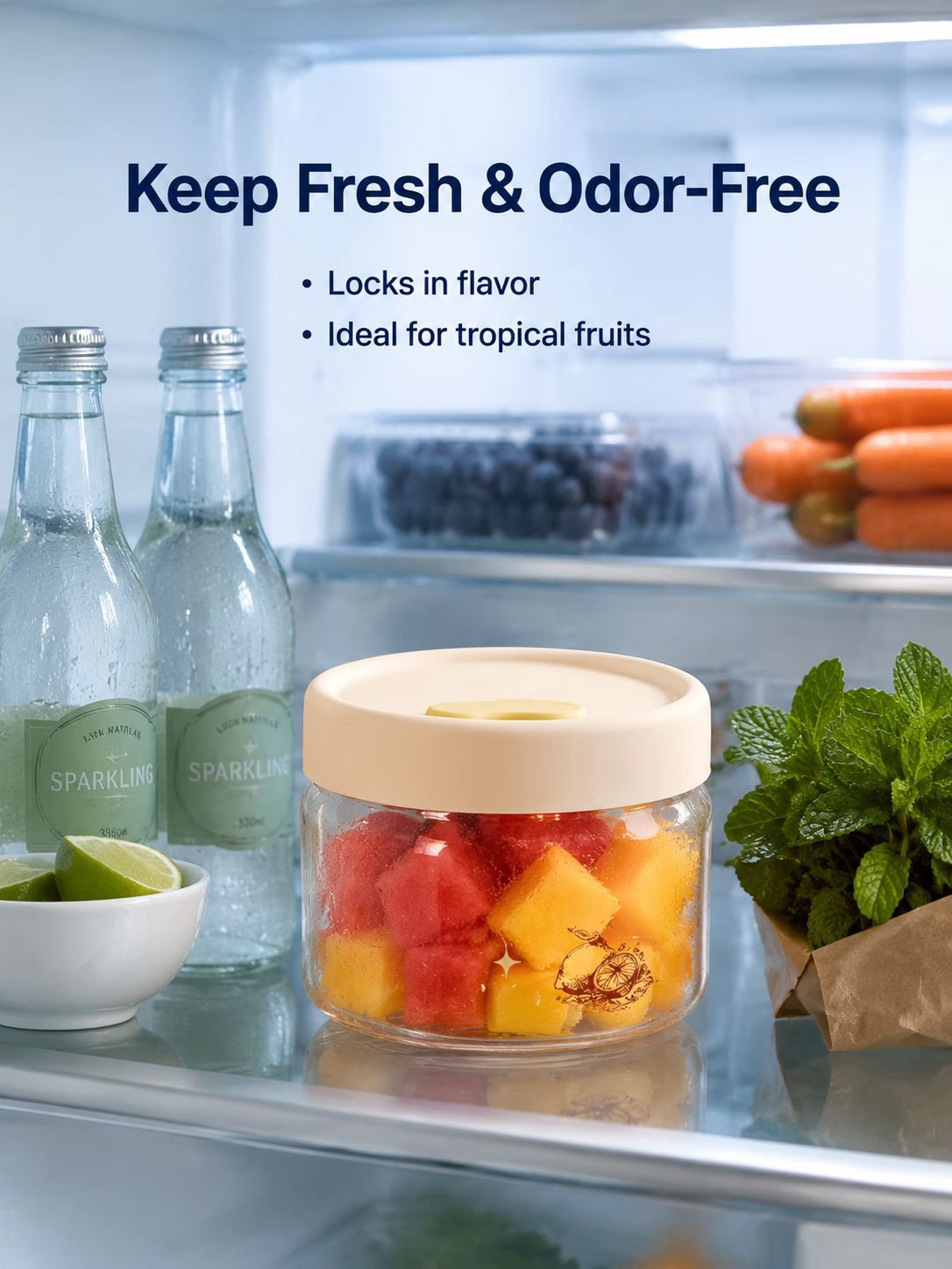 Food Grade Glass Lunch Box, Microwave Safe, Sealed with Lid