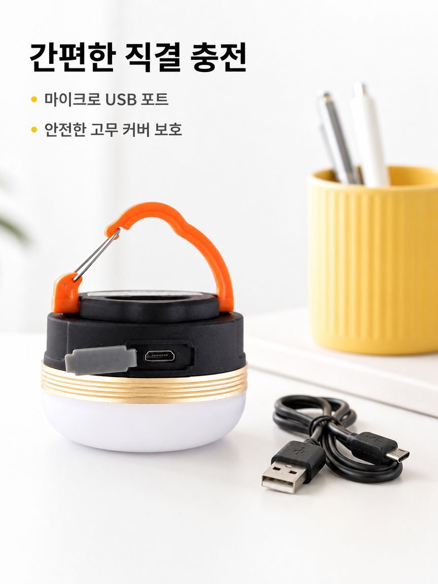 방수 기능이 있는 다기능 텐트 조명