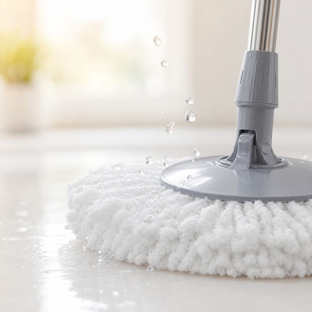 360 degree rotating multi-functional mop for wet and dry cleaning