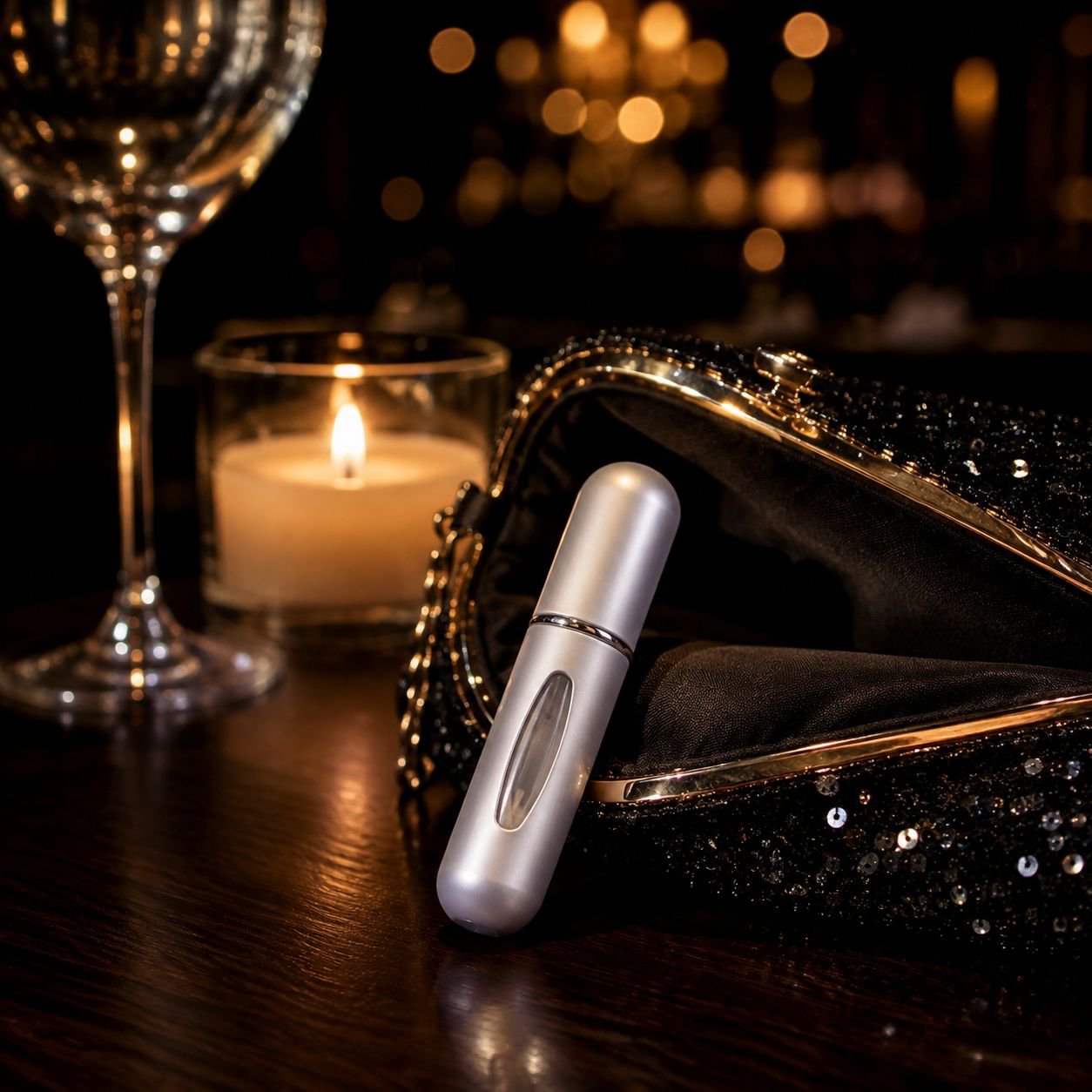 Accesorio de perfume recargable y reutilizable