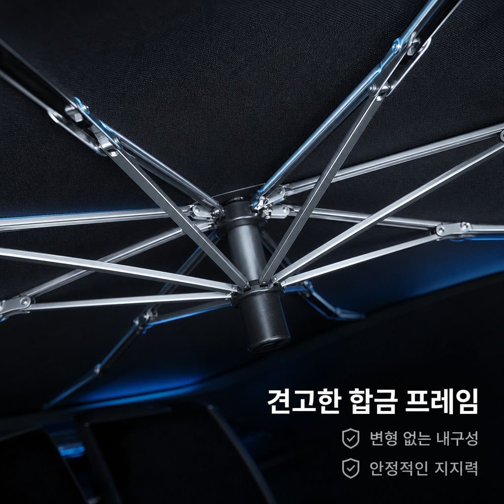 전면 창문 햇빛 가리개 차량용 햇빛 차단 단열 커튼 확장 가능