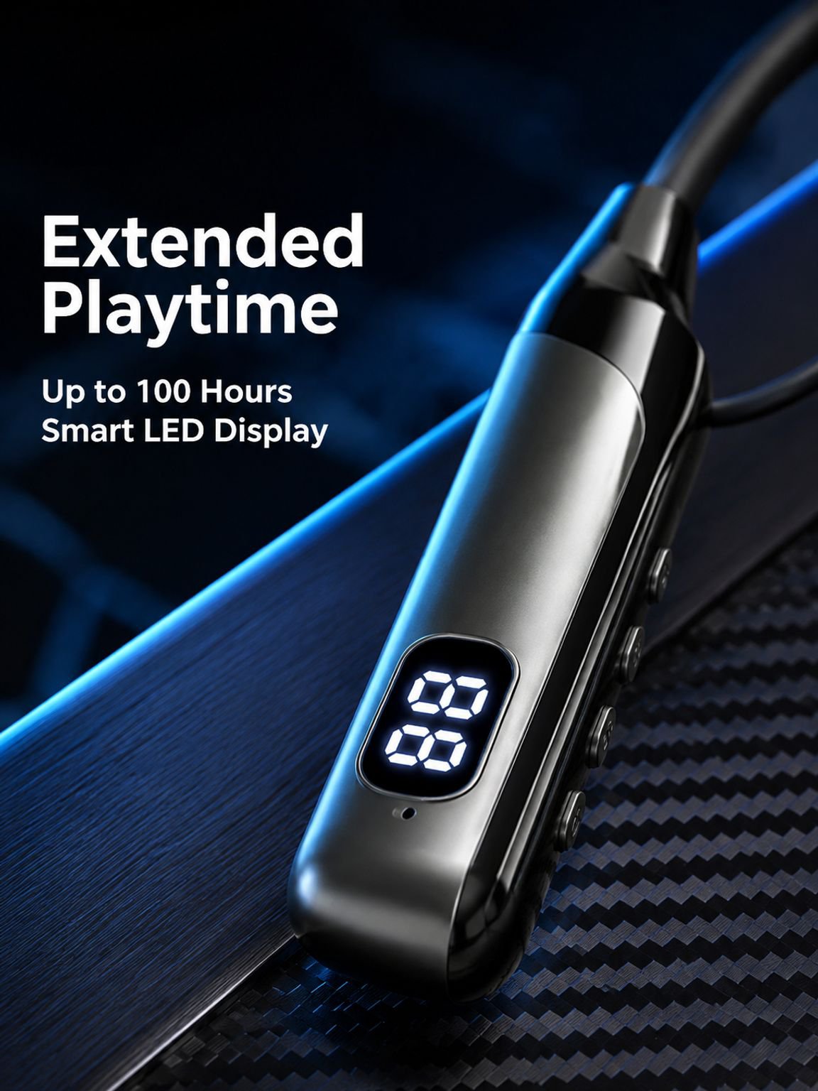 Neckband Wireless Bluetooth Sports Earphones Extended Battery