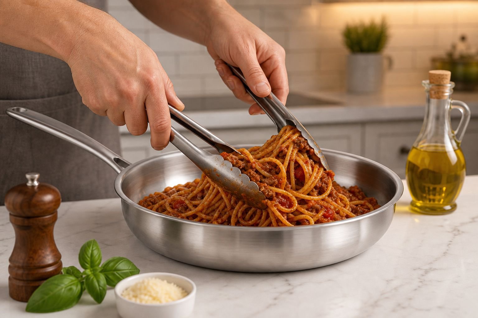 304 stainless steel non-stick cookware set with lids