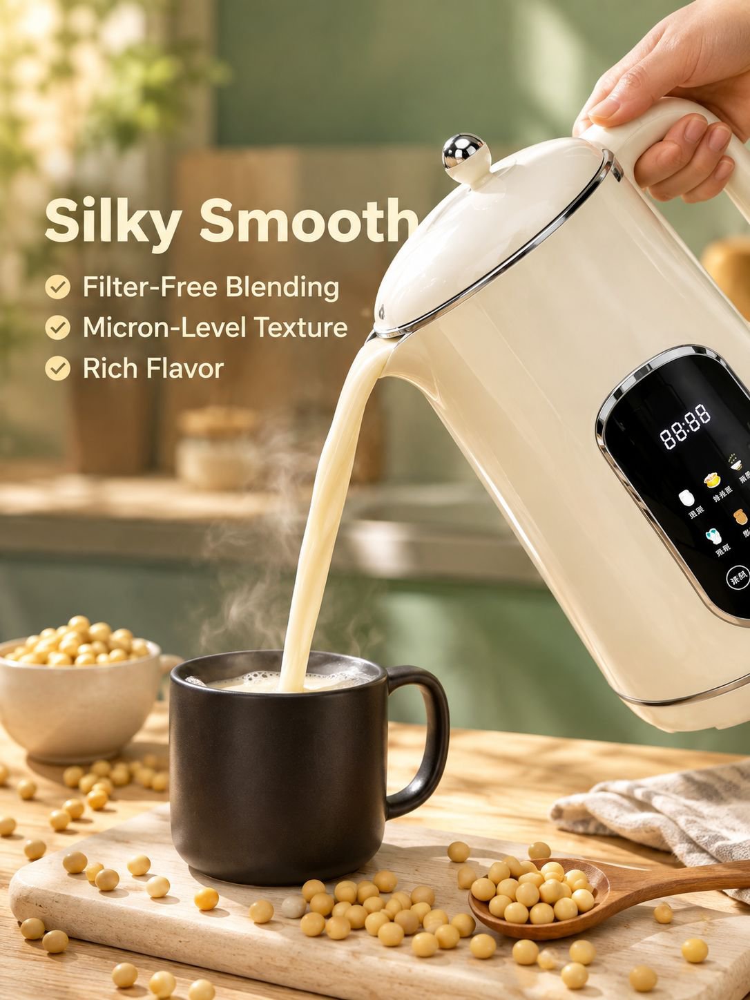 Household Silent High-Speed Soymilk Maker