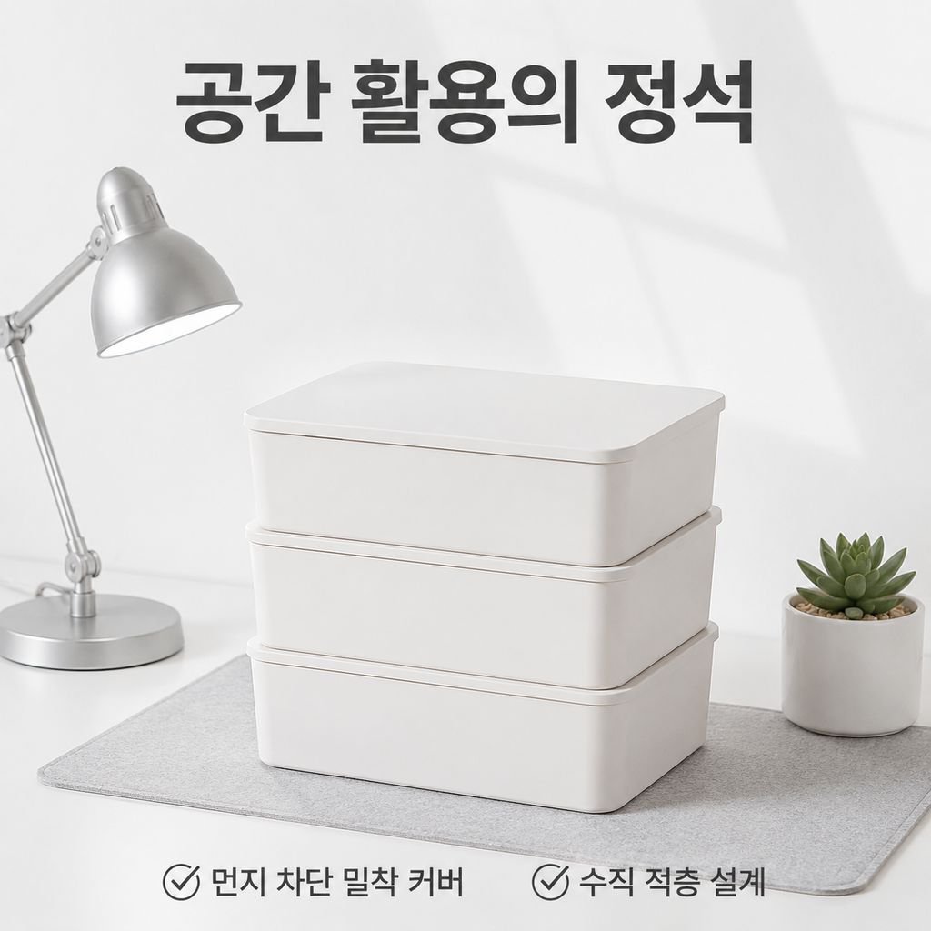 기숙사 학생용 책상 위 문구 수납함