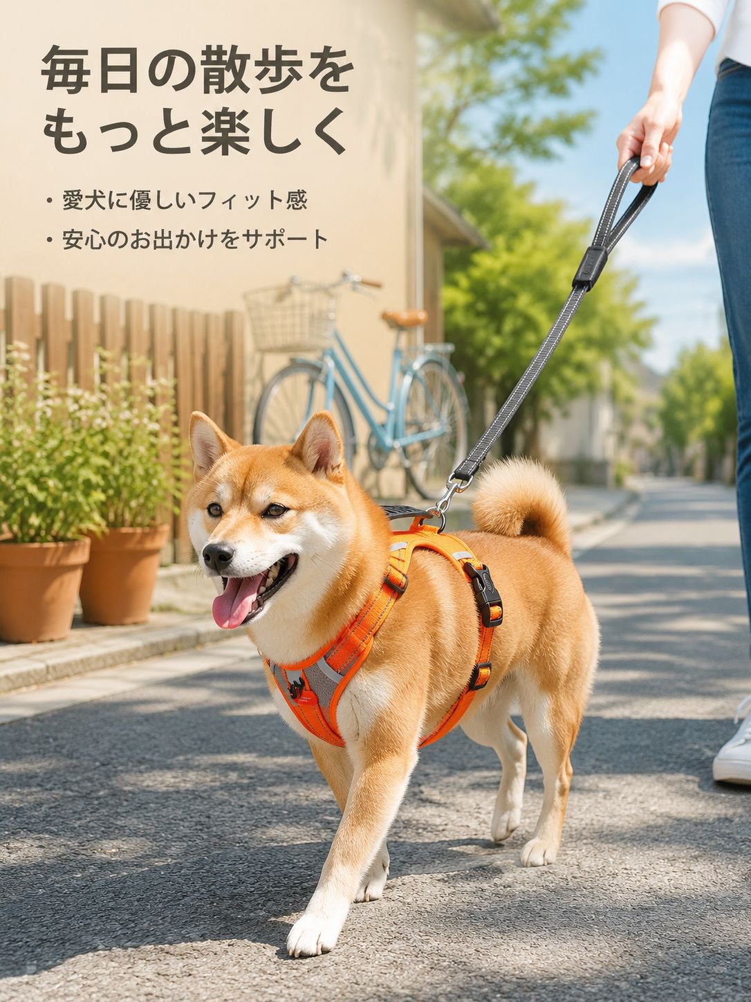 防衝撃ペット用ハーネス