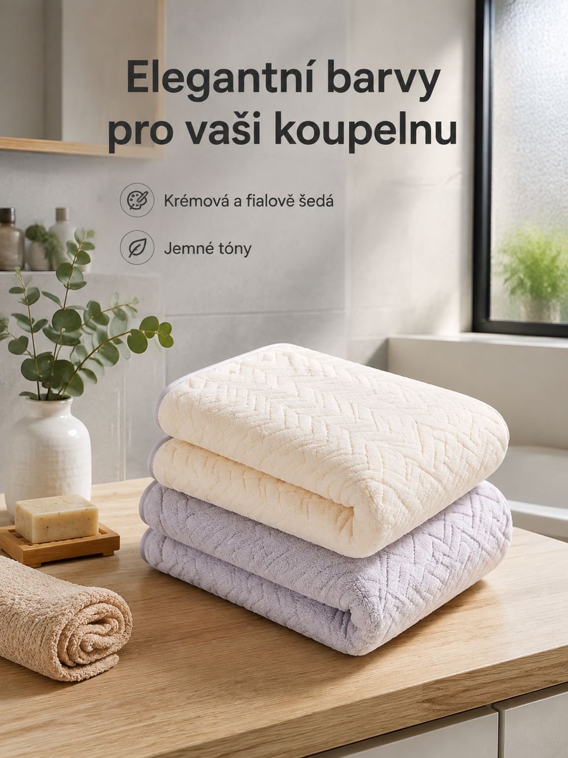 Velká savá osuška z korálového fleecu