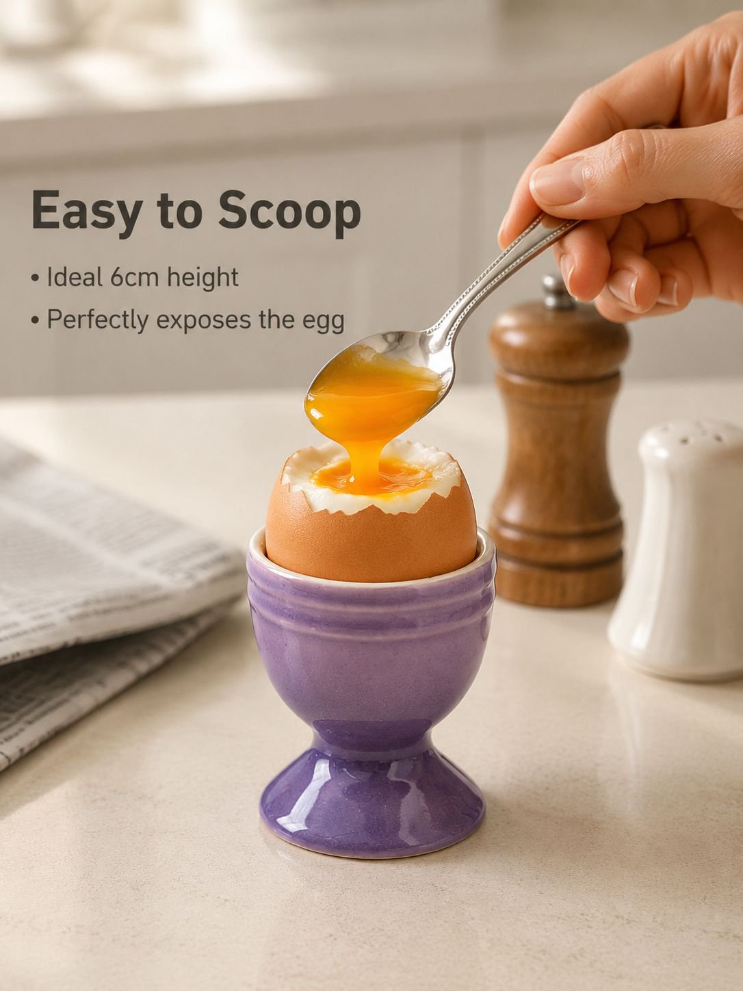 Round Egg Tray with Stand
