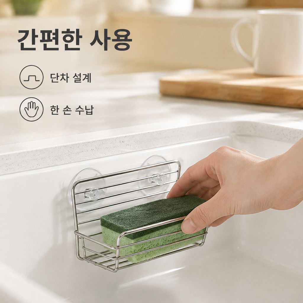벽걸이 행주 수납 선반