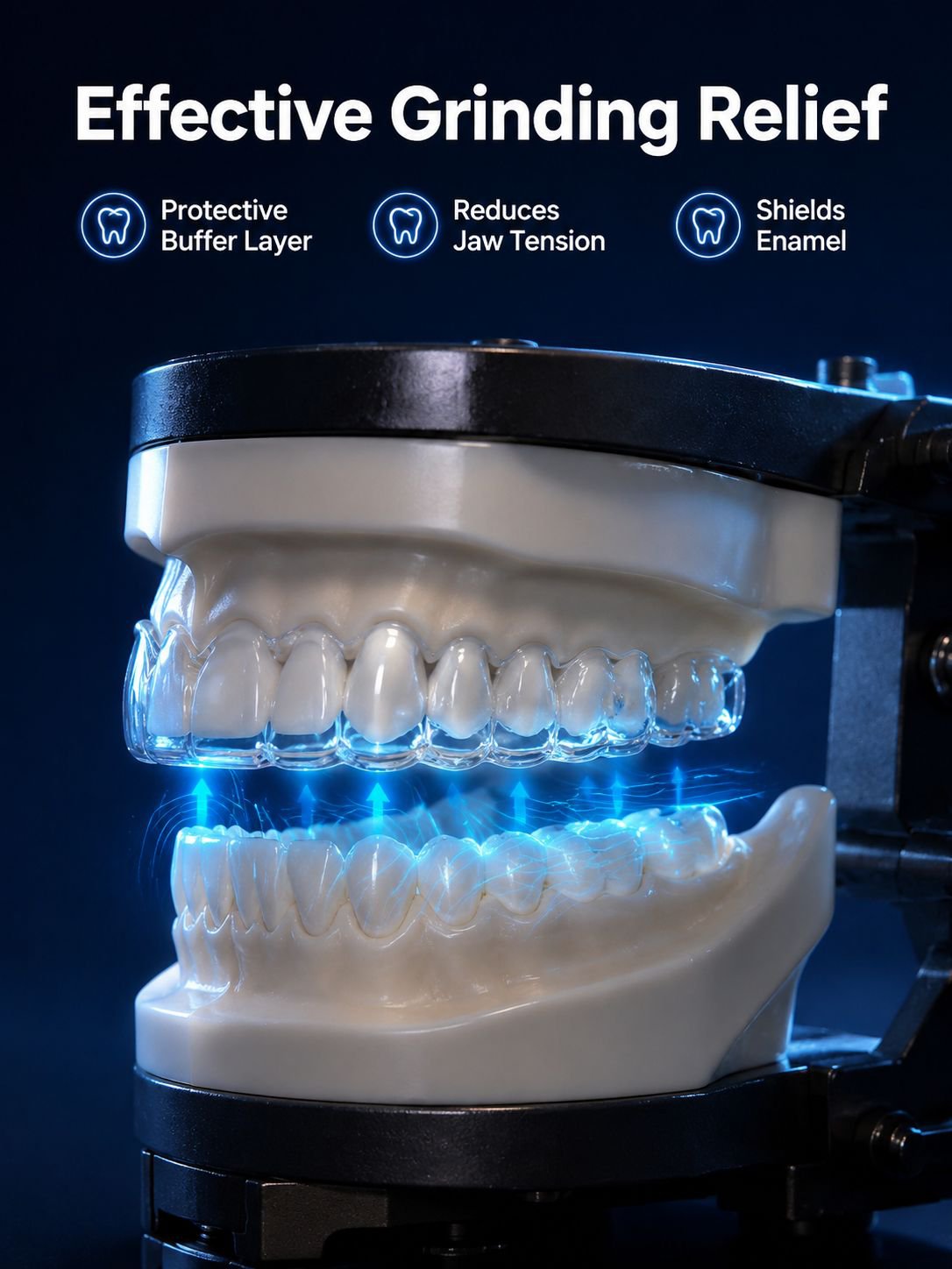Night Guard Dental Kit with Support, Tooth Box and Bite Gel