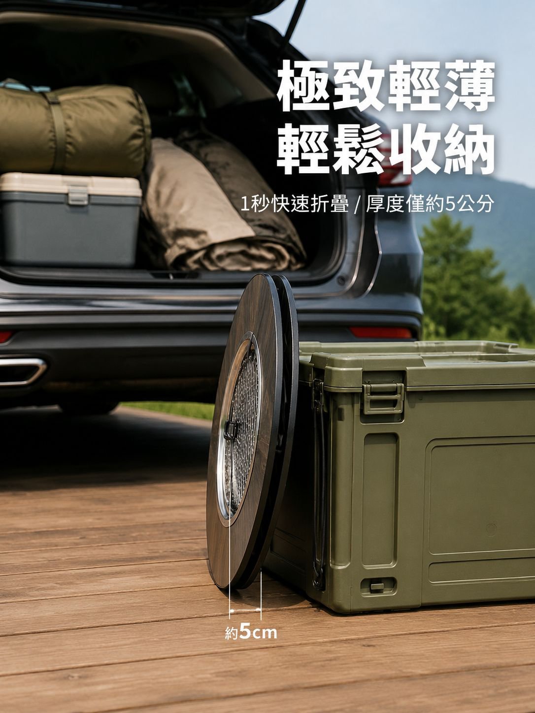 露營燒烤桌摺疊爐具套裝
