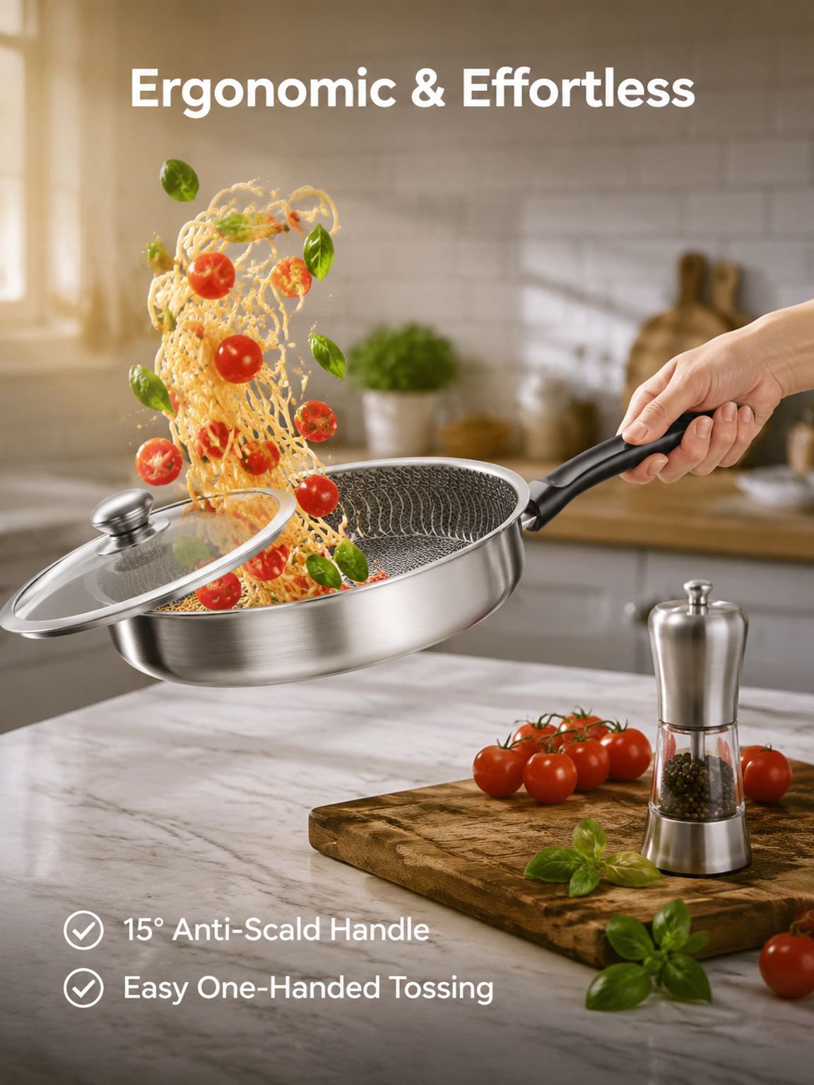 Germany made. Stainless steel frying pan