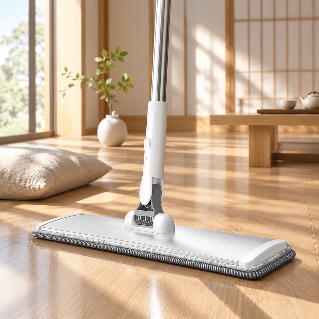業務用大型アルミ合金製フラットモップ