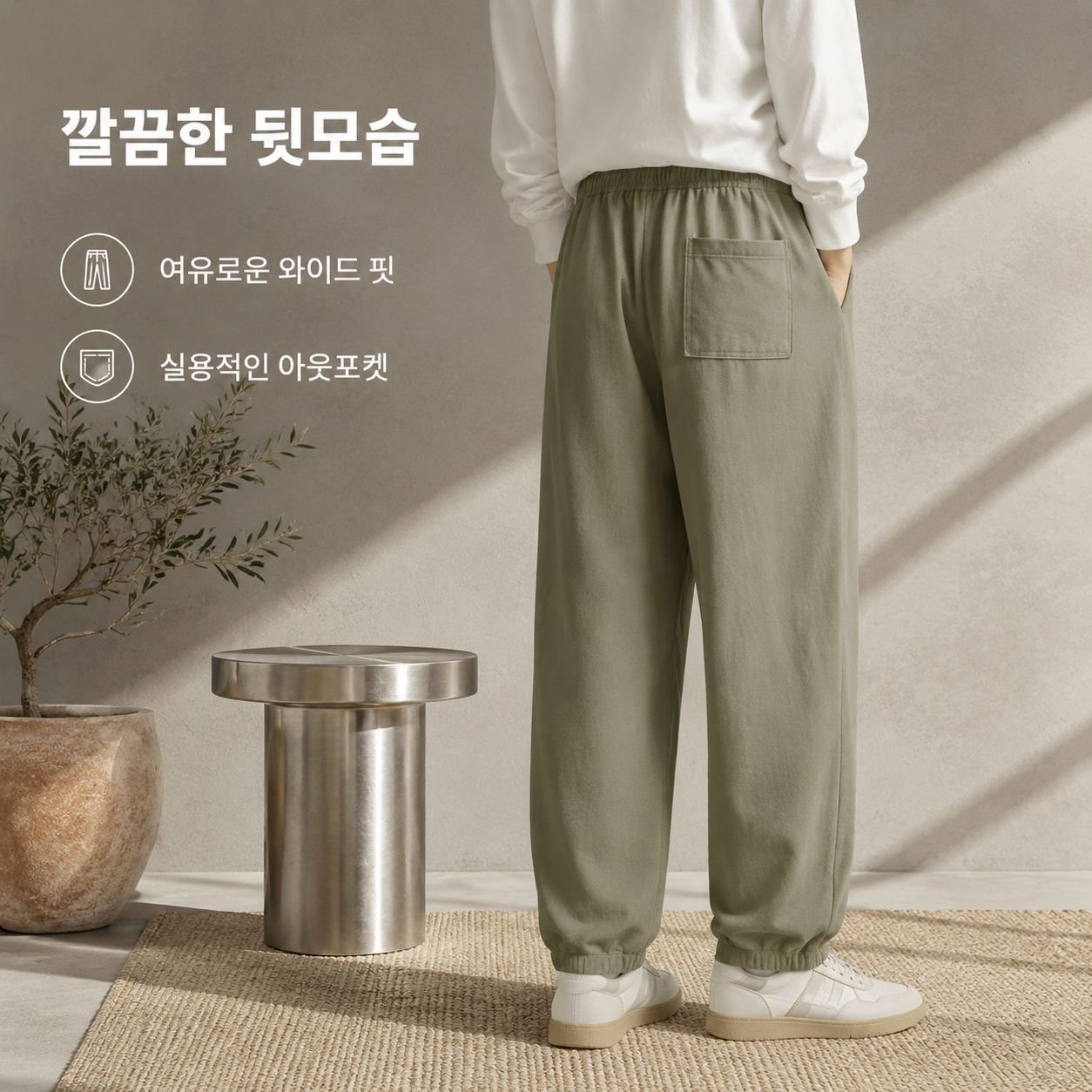 루즈핏 데일리 캐주얼 바지