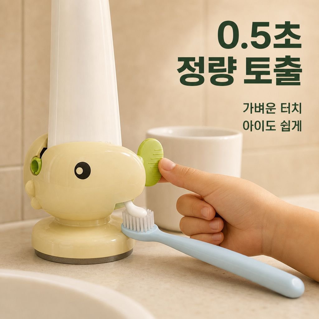 완전 자동 치약 디스펜서 신기