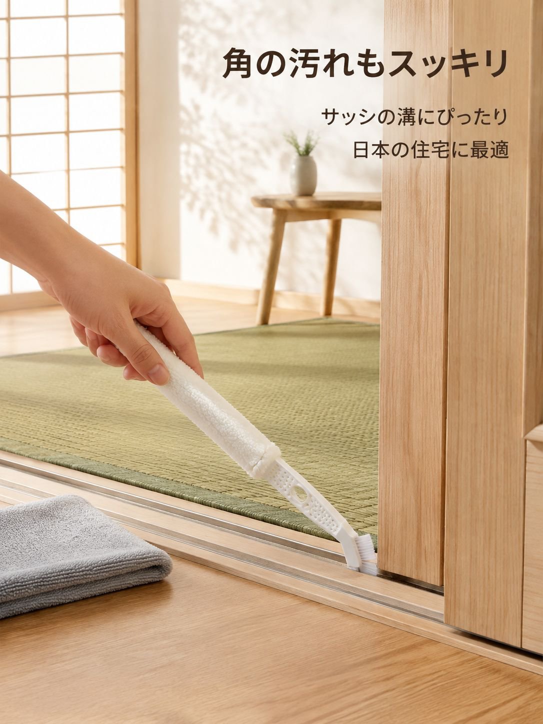 壁掛けエアコン隙間クリーニングブラシ