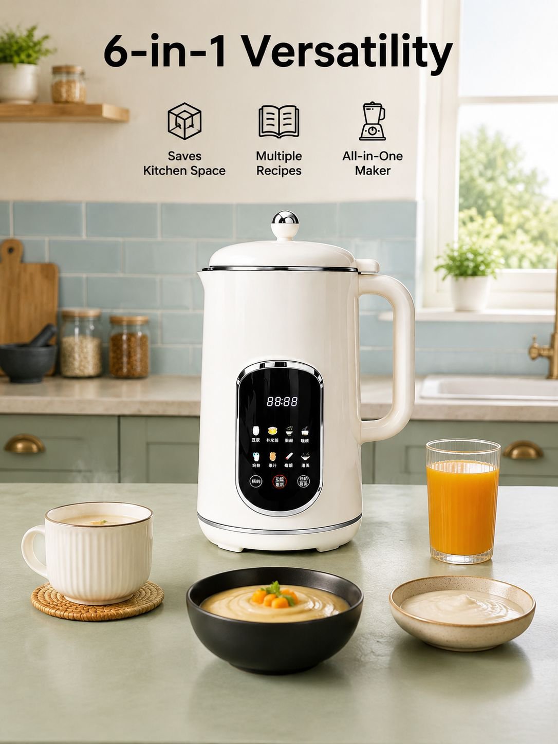 Household Silent High-Speed Soymilk Maker
