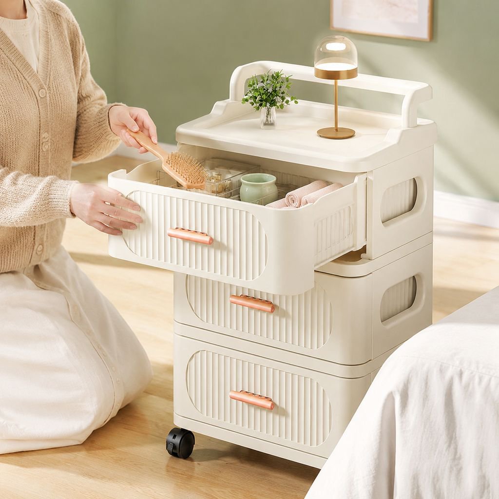 Chariot de stockage polyvalent pour fournitures de bureau