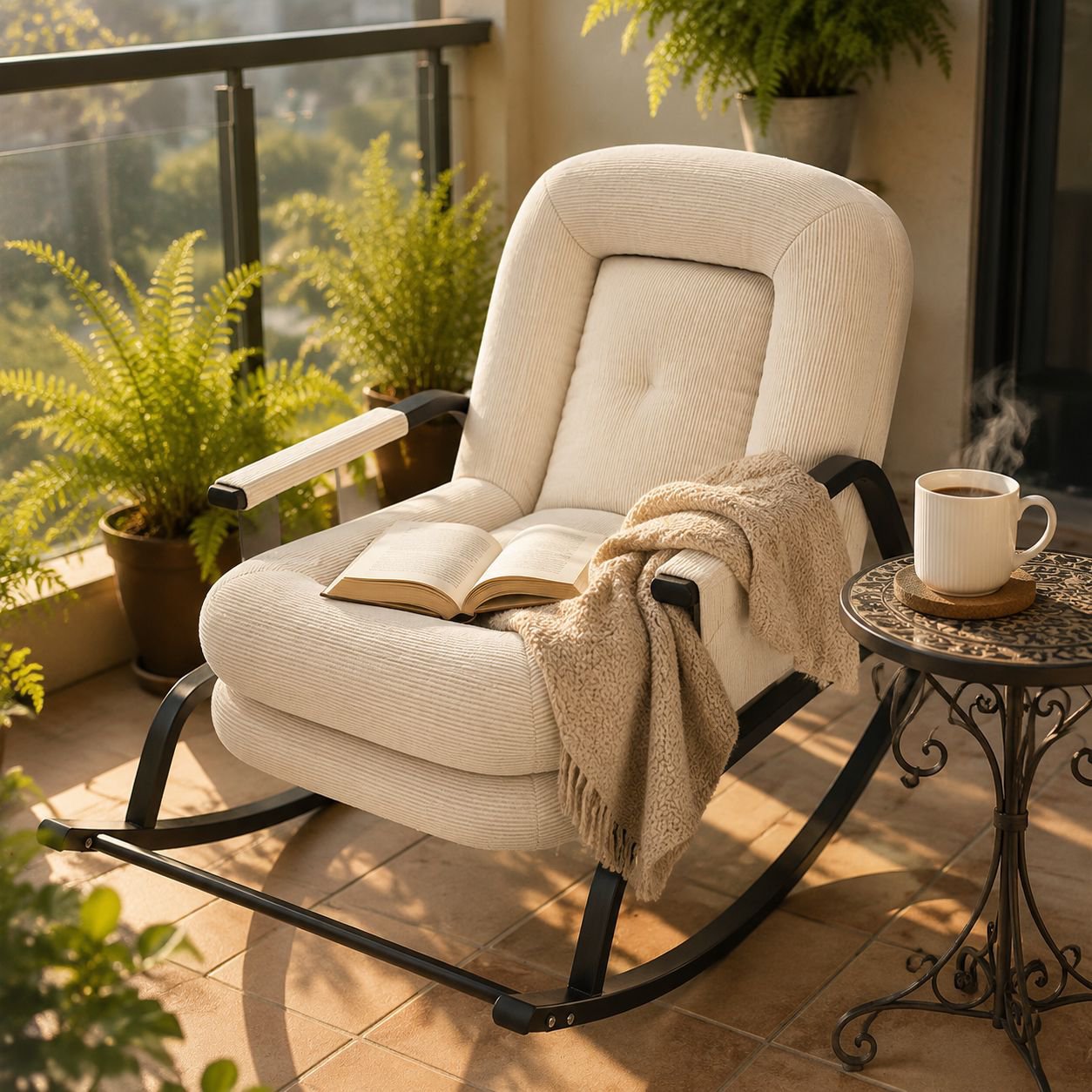 Home Balcony Internet Celebrity Lazy Rocking Chair Single Leisure Rocking Chair
