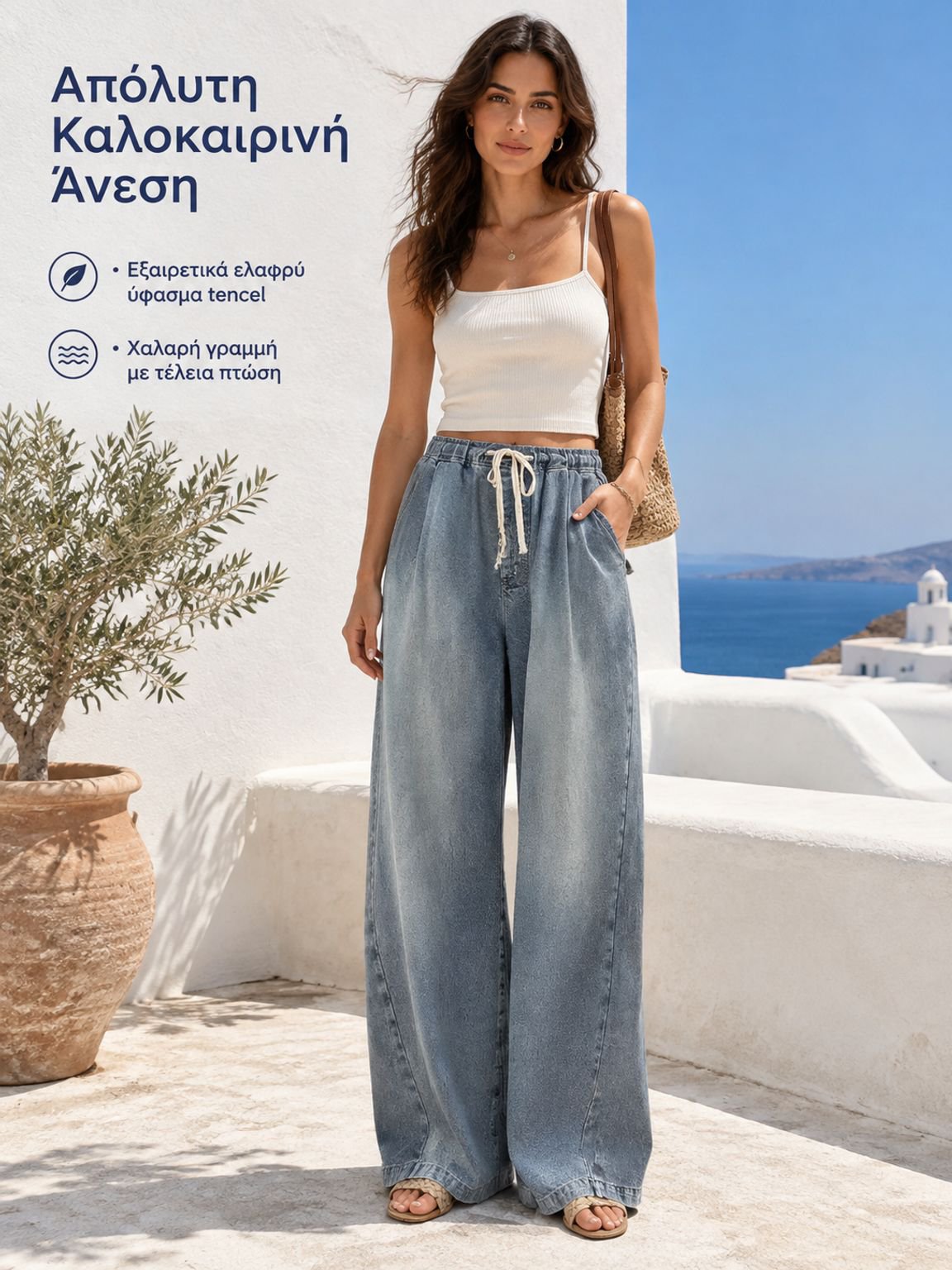 Τζιν με φαρδιά γραμμή