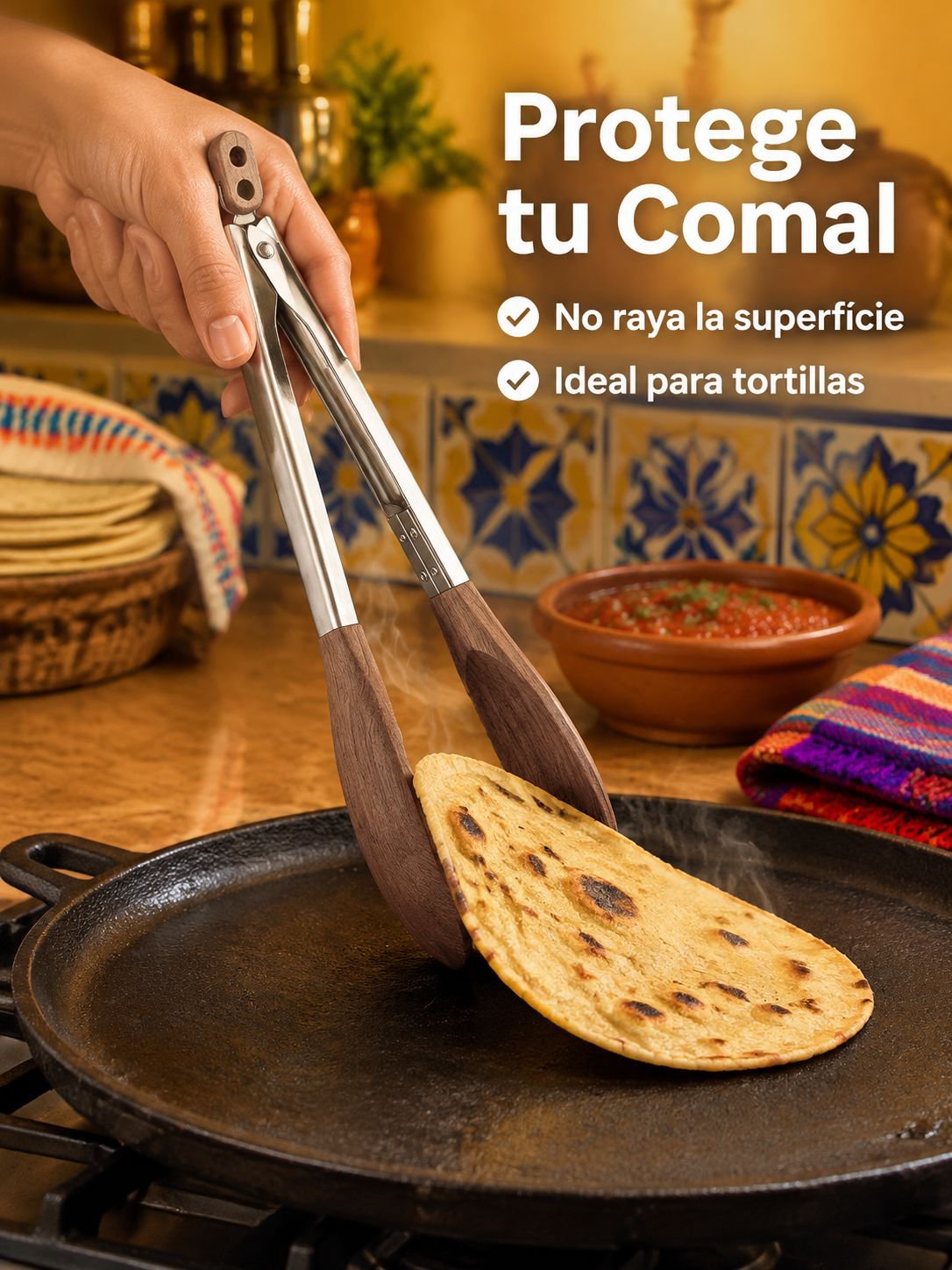 Pinzas de madera para alimentos