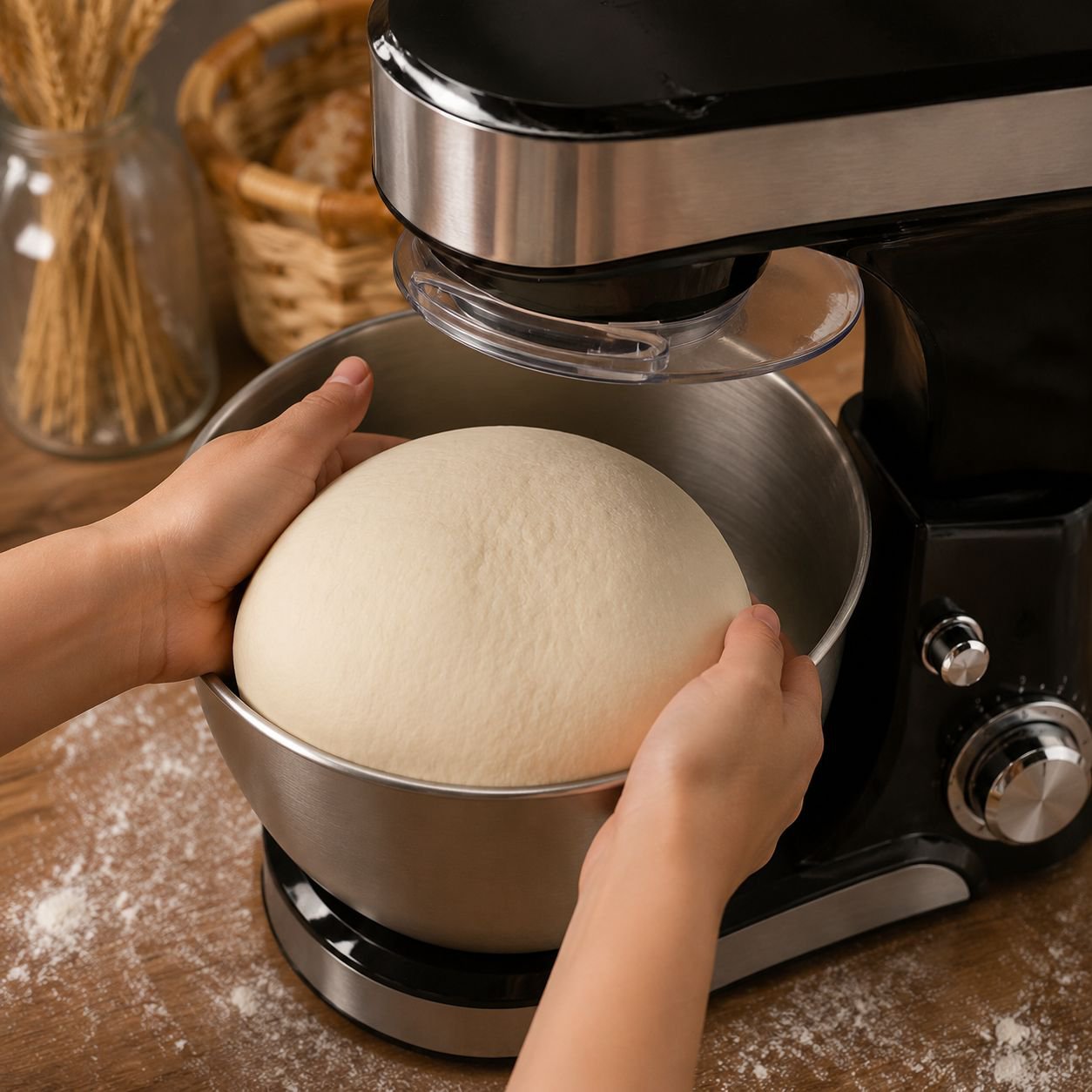 Multi-functional stand mixer with 5.5L large capacity bowl