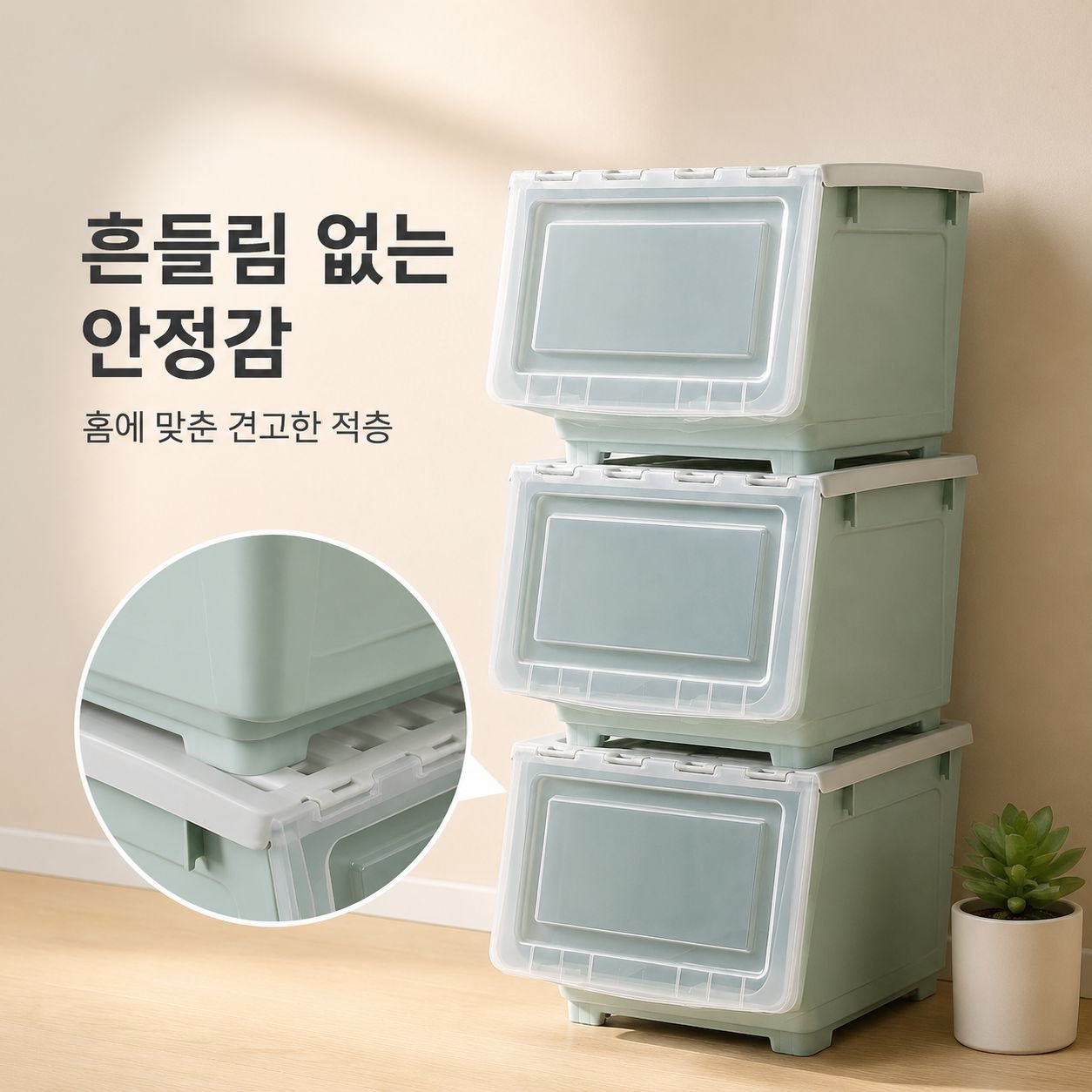 뚜껑이 달린 장난감 플라스틱 정리함