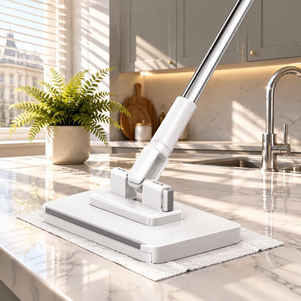 Convenient Automatic Mini Mop with No Washing Needed and Disposable Pads