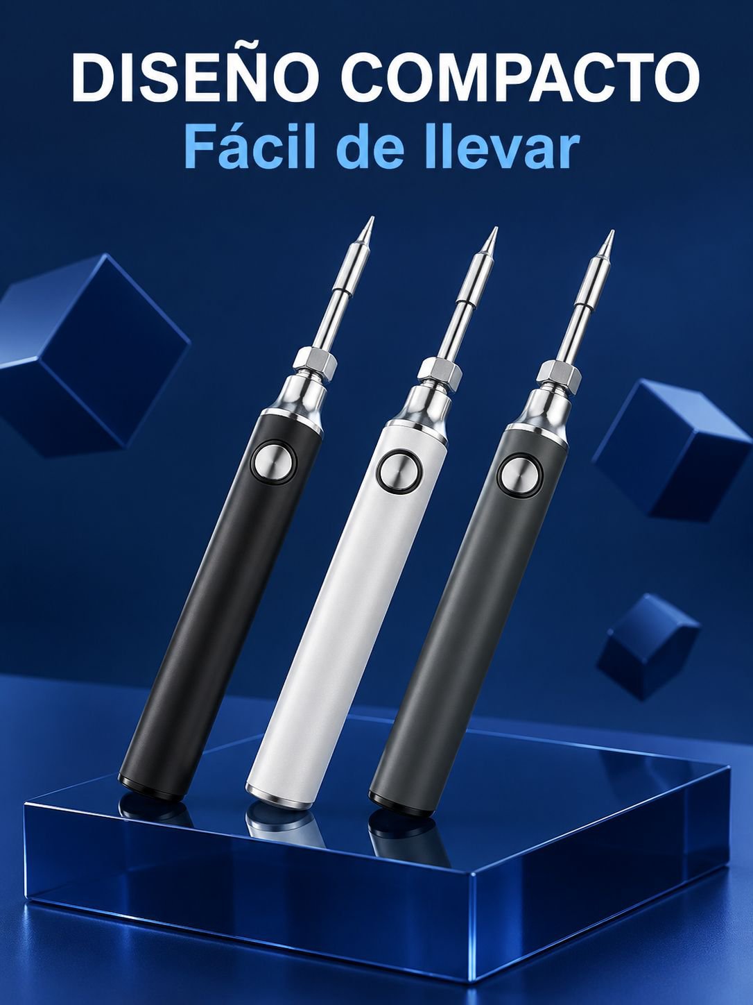 Soldador portátil mini recargable por USB kit de lápiz de soldar para uso doméstico