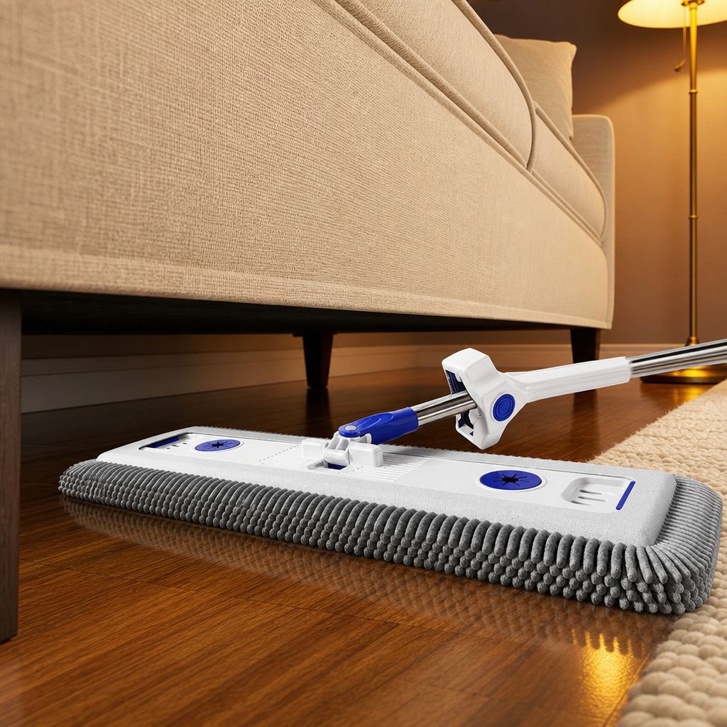 Detachable and washable chenille mop head
