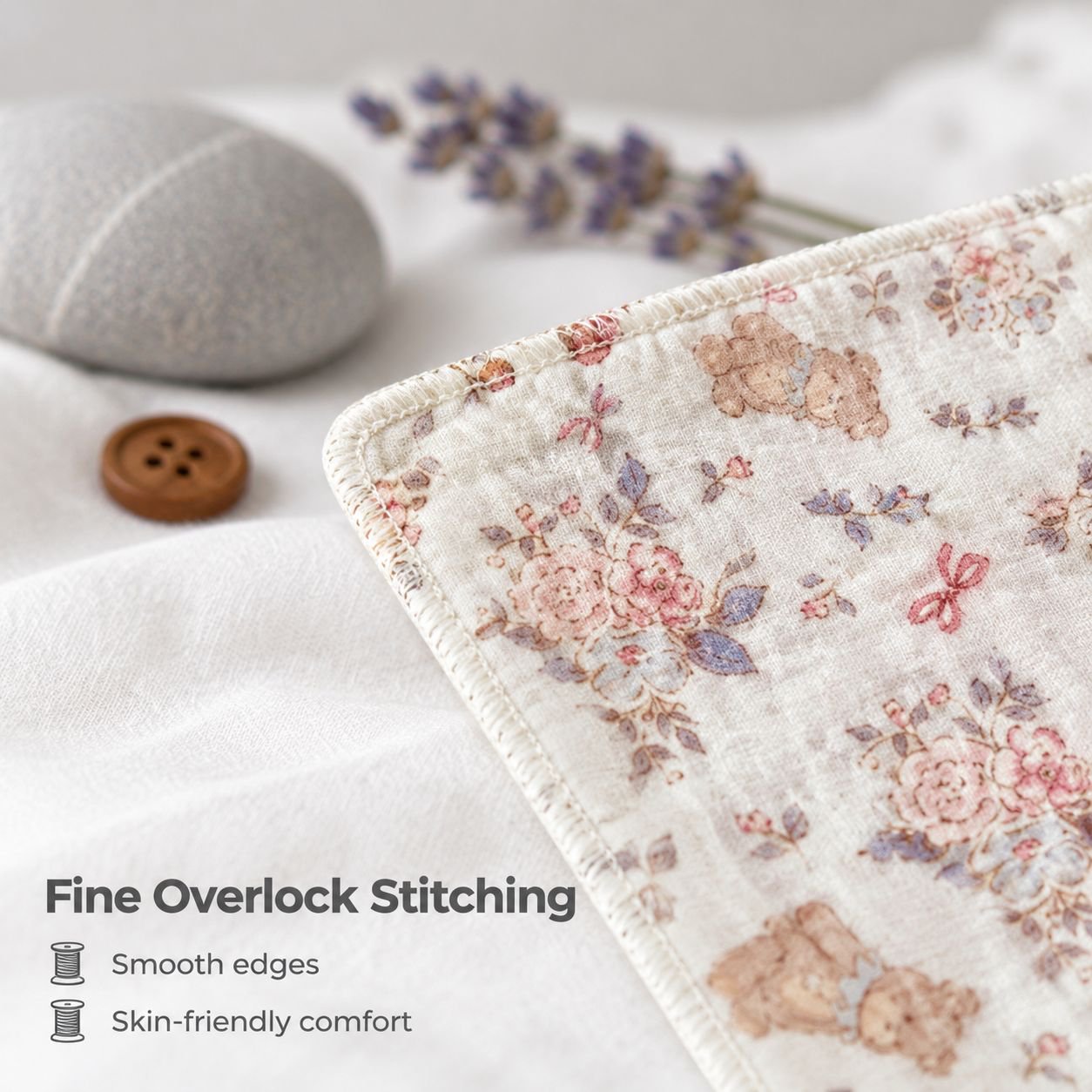 Nordic Fresh Floral Baby Handkerchief