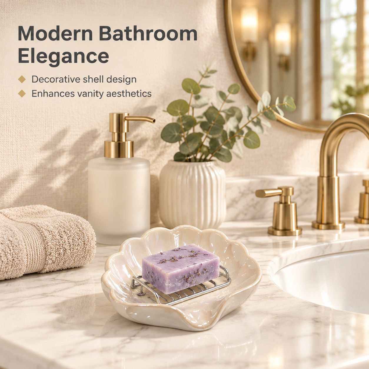 Soap Dish Bathroom Drainable Soap Holder