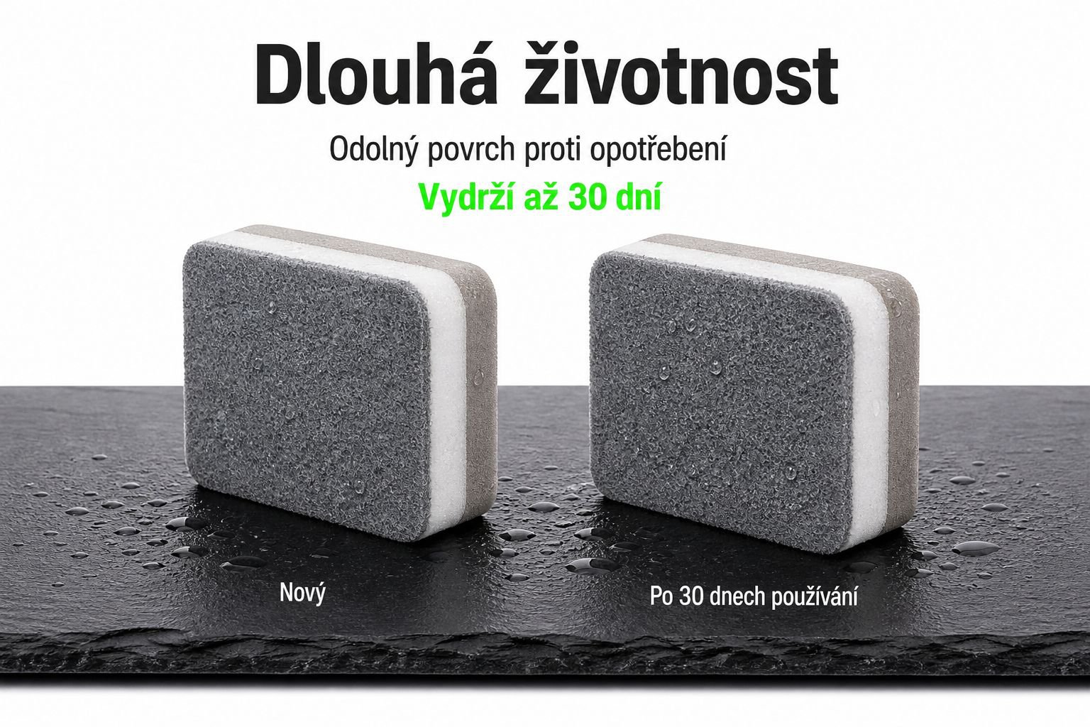 Zesílená mycí houbička pro domácnost