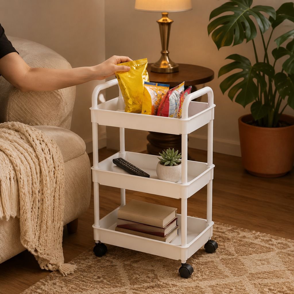 Household Trolley Narrow Gap Storage Rack