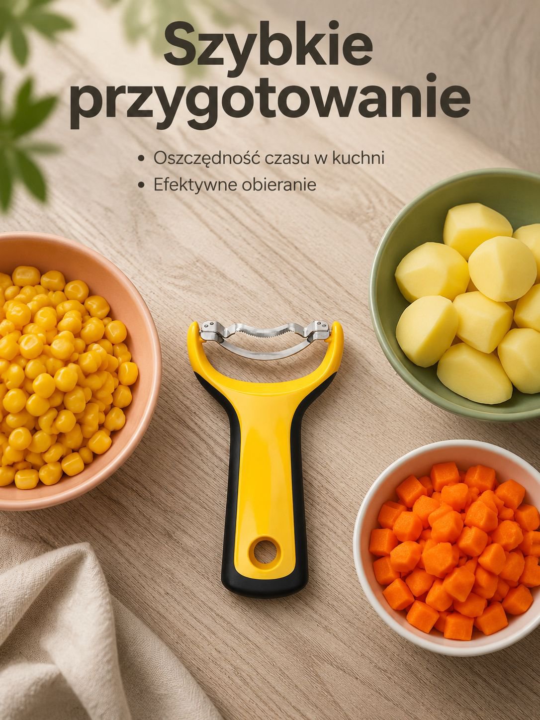 Wielofunkcyjna tarka i obieraczka do warzyw