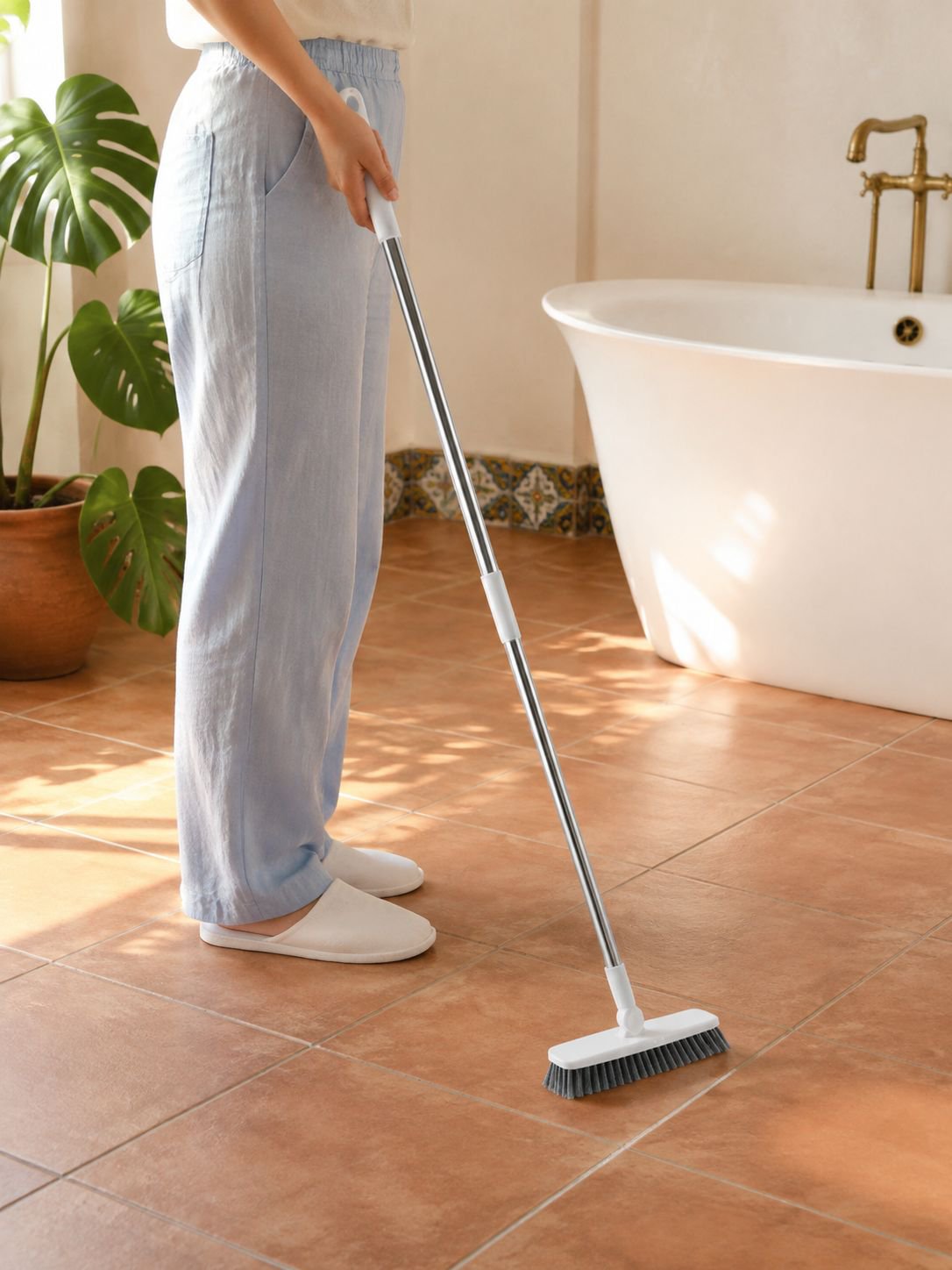Cepillo multiusos para superficies del baño