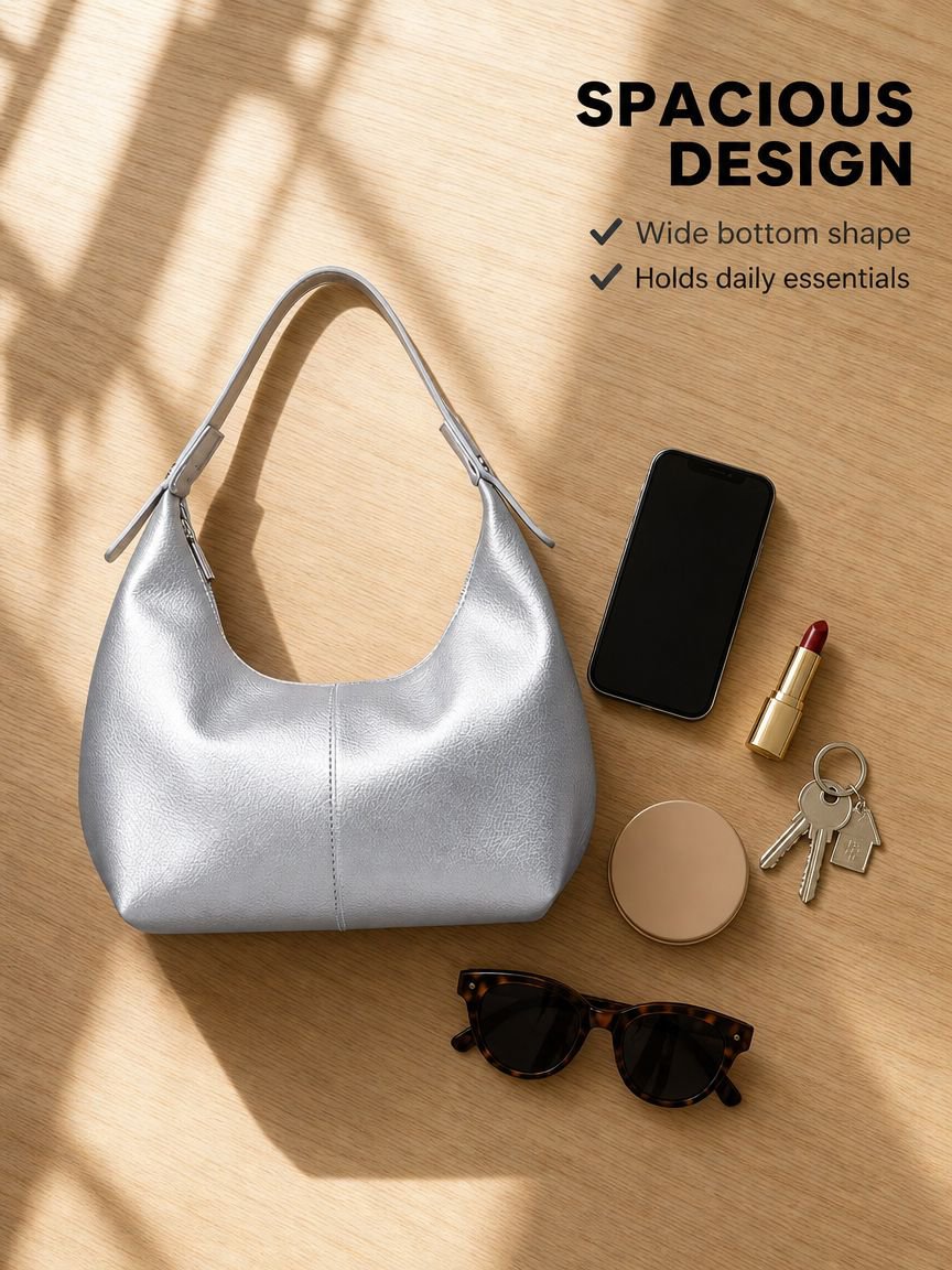Fashion Casual Women's Bag New Underarm Dumpling Bag