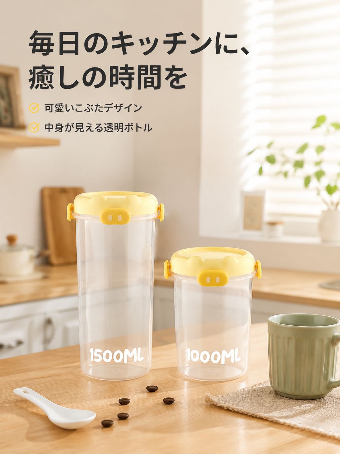 かわいいブタ型密封ストレージボックス