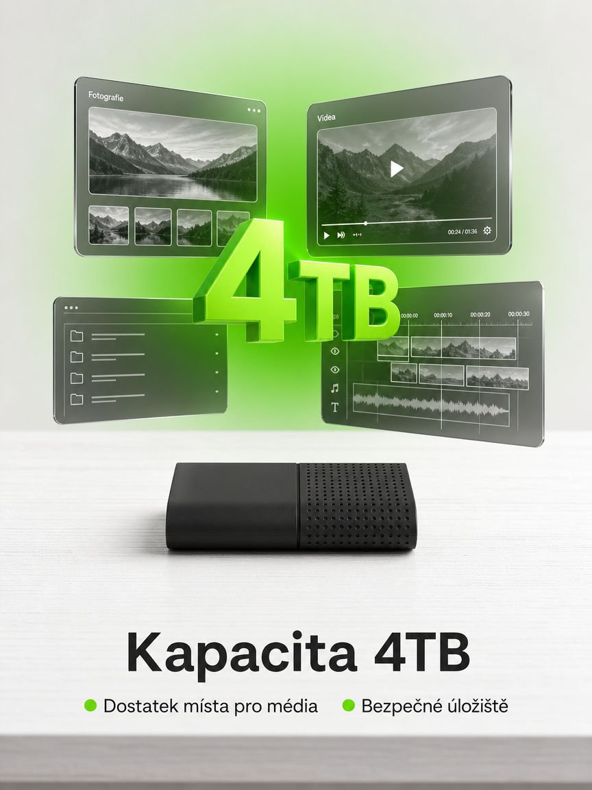 Velkokapacitní přenosný SSD disk
