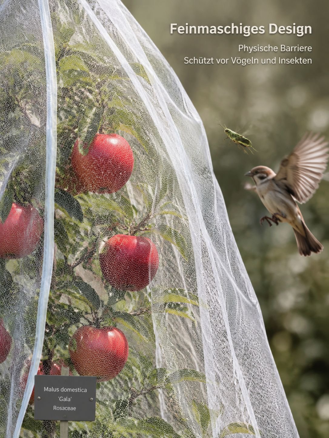 Obstbaum-Insektenschutznetz Abdeckung Insektenschutznetz für Obstbäume