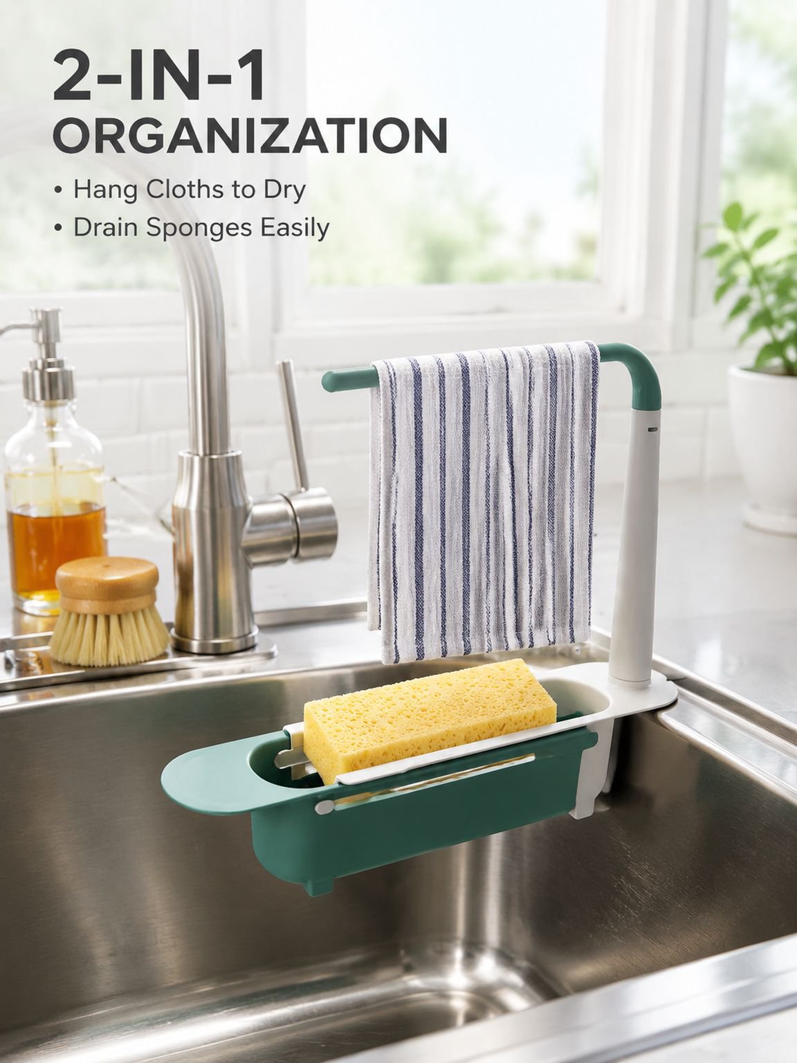 Expandable Kitchen Sink Draining Rack